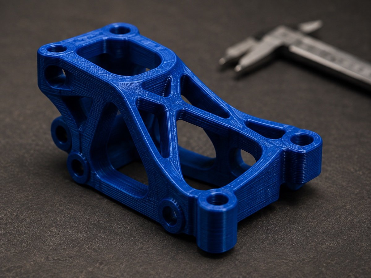 Structural part documented with a mechanical technical drawing